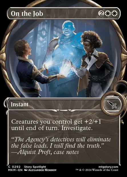 On the Job, Magic card MKM 292 — Murders at Karlov Manor set