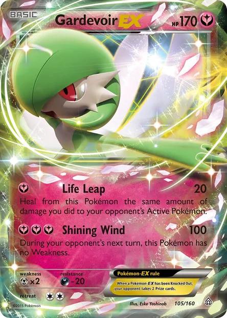 Gardevoir EX, Pokémon card PRC 105 — Primal Clash set