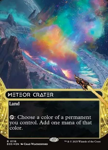 Meteor Crater, Magic card EOS 116 — Edge of Eternities: Stellar Sights set