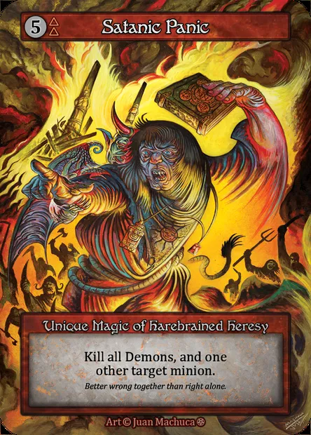 Satanic Panic, carte Sorcery GOT 279 — extension Gothic