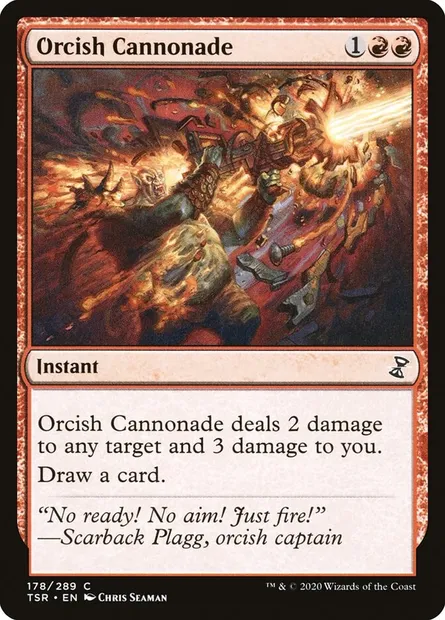Orcish Cannonade, Magic card TSR 178 — Time Spiral Remastered set