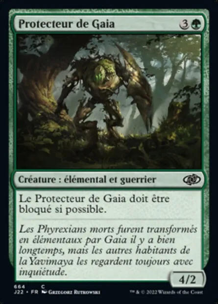 Protecteur de Gaia, carte Magic J22 664 — extension Jumpstart 2022