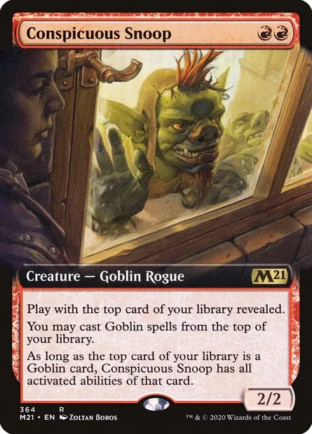 Conspicuous Snoop, Magic card M21 364 — Core Set 2021 set