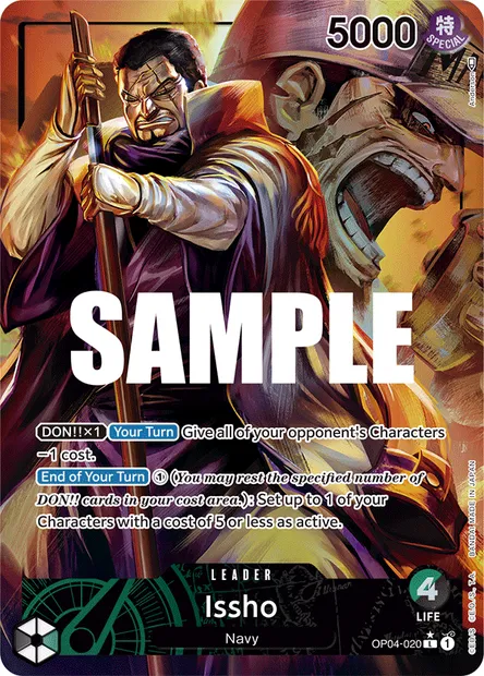 Issho, One Piece card OP04-020 — KINGDOMS OF INTRIGUE set
