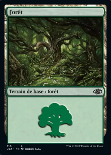 Forêt, carte Magic J22 110 — extension Jumpstart 2022