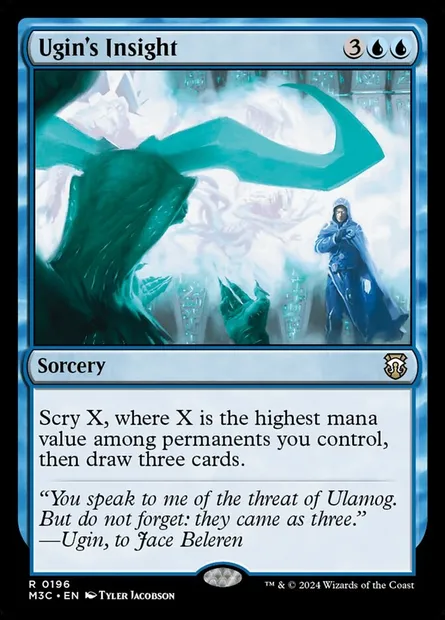 Ugin's Insight, Magic card M3C 196 — Modern Horizons 3 Commander set