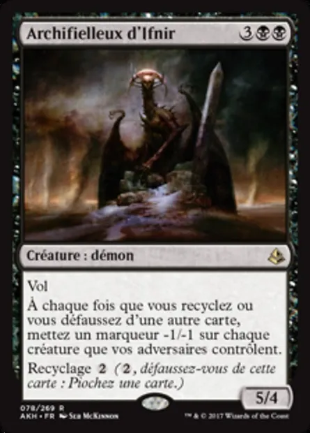 Archifielleux d'Ifnir, carte Magic AKH 78 — extension Amonkhet