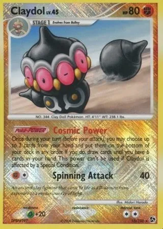 Claydol, Pokémon card LGP 015-4 — League Promos set