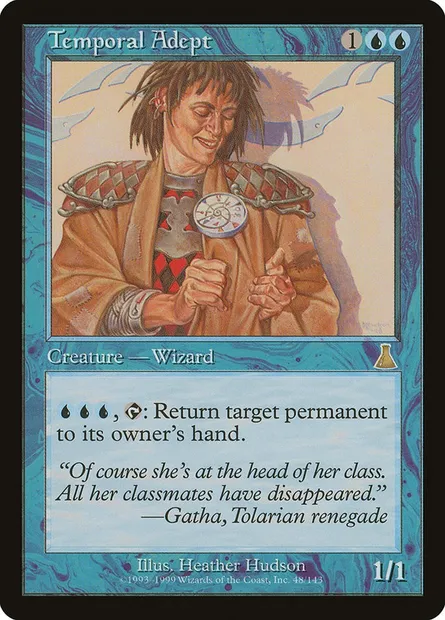 Temporal Adept, Magic card UDS 48 — Urza's Destiny set