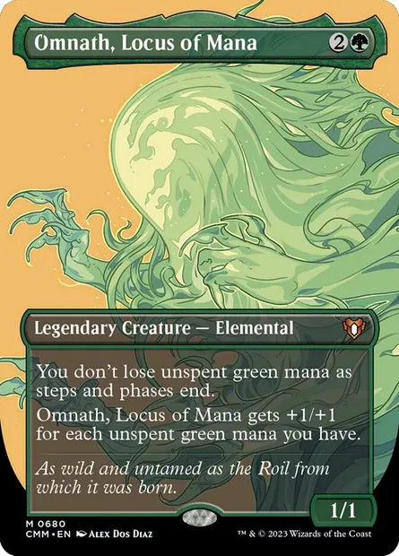 Omnath, Locus of Mana, Magic card CMM 680 — Commander Masters set