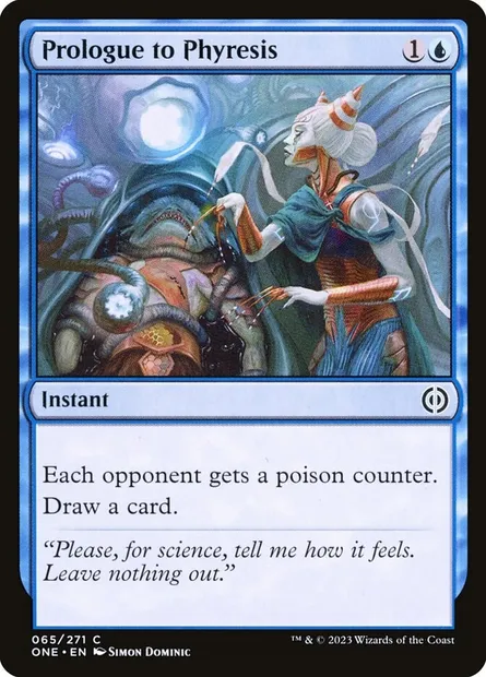 Prologue to Phyresis, Magic card ONE 65 — Phyrexia: All Will Be One set