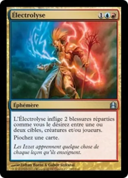 Électrolyse, carte Magic CMD 197 — extension Commander 2011