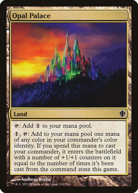 Opal Palace, Magic card C13 310 — Commander 2013 set