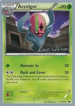 Accelgor, Pokémon card WCD13 011 — World Championship Decks 2013 set