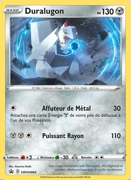 Duralugon, carte Pokémon SWSH 060 — extension Promo SWSH