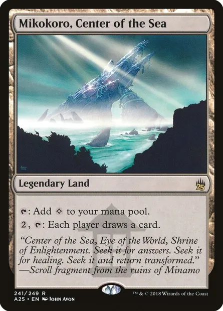 Mikokoro, Centre de la mer, carte Magic A25 241 — extension Masters 25