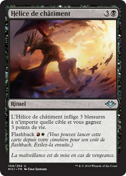 Hélice de châtiment, carte Magic MH1 109 — extension Horizons du Modern