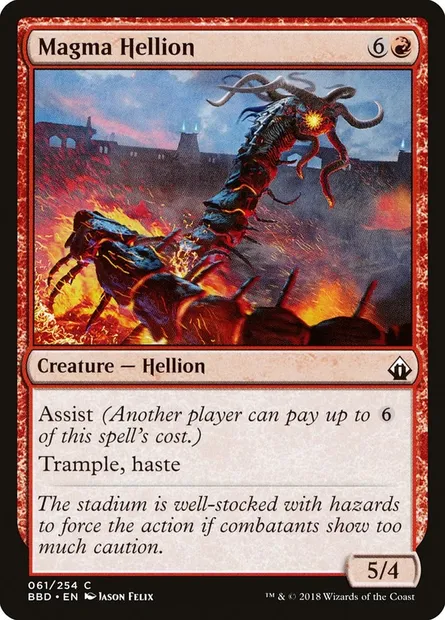 Magma Hellion, Magic card BBD 61 — Battlebond set