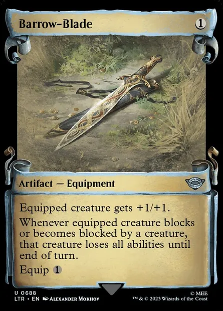 Barrow-Blade, Magic card LTR 688 — The Lord of the Rings: Tales of Middle-earth set