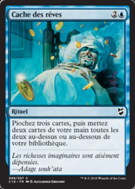 Cache des rêves, carte Magic C18 88 — extension Commander 2018