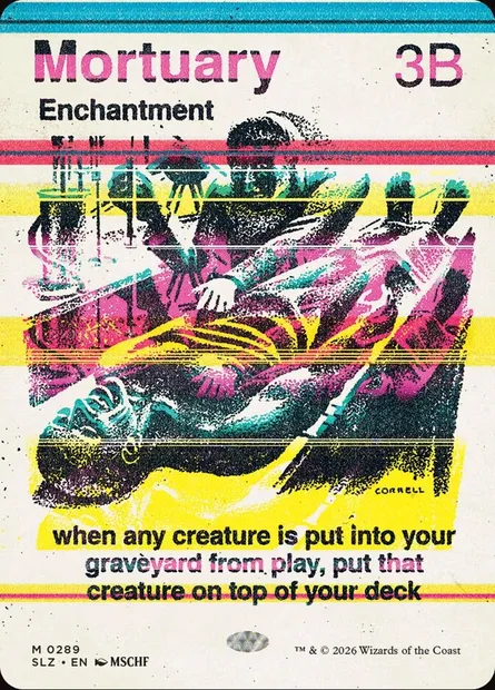 Mortuary, Magic card SLZ 289 — The Zeta Set set