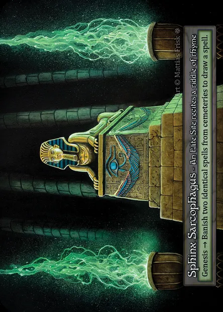 Sphinx Sarcophagus, carte Sorcery GOT 427 — extension Gothic