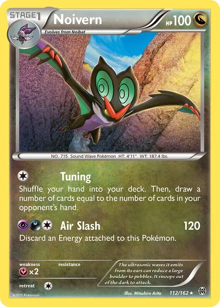 Noivern, Pokémon card BKT 112 — BREAKthrough set