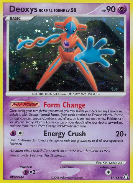 Deoxys Normal Forme, Pokémon card LA 1 — Legends Awakened set