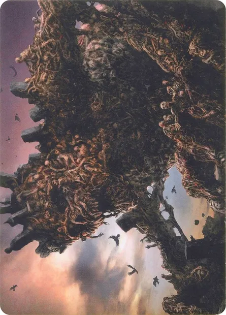 Hogaak, Arisen Necropolis // Hogaak, Arisen Necropolis, Magic card AMH1 42 — Modern Horizons Art Series set