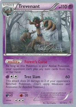 Trevenant, Pokémon card WCD14 055 — World Championship Decks 2014 set