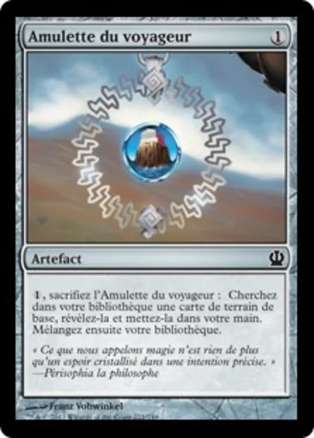 Amulette du voyageur, carte Magic THS 221 — extension Theros
