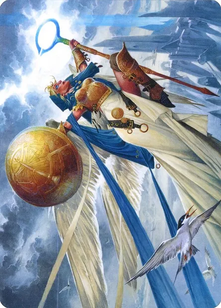 Linvala, Shield of Sea Gate // Linvala, Shield of Sea Gate, carte Magic AZNR 77 — extension Zendikar Rising Art Series