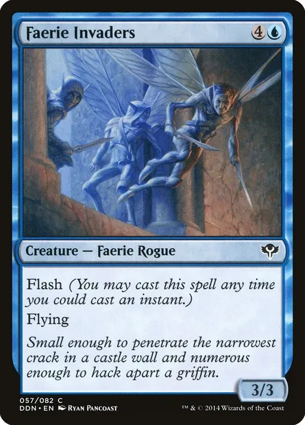 Envahisseurs faeries, carte Magic DDN 57 — extension Duel Decks: Speed vs. Cunning