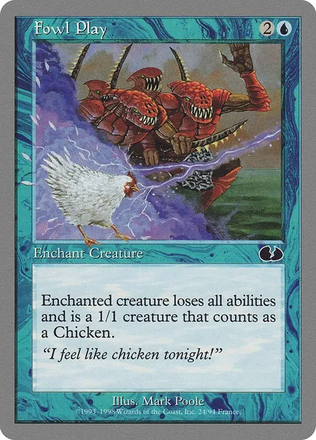 Fowl Play, Magic card UGL 24 — Unglued set