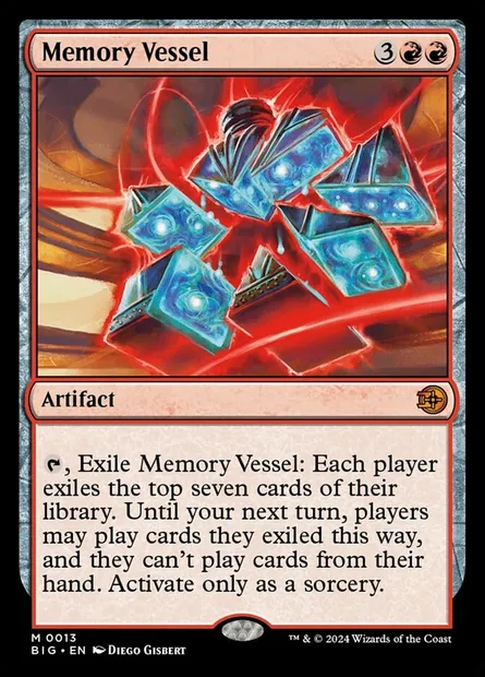 Memory Vessel, Magic card BIG 13 — The Big Score set