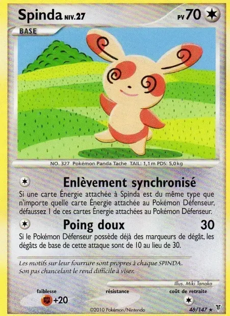 Spinda, carte Pokémon SV 46 — extension Vainqueurs Suprêmes