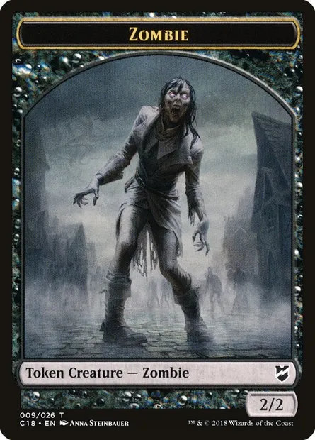 Zombie, Magic card TC18 9 — Commander 2018 Tokens set
