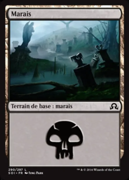 Marais, carte Magic SOI 290 — extension Ténèbres sur Innistrad