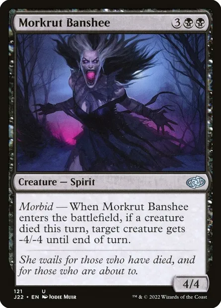 Morkrut Banshee, Magic card J22 121 — Jumpstart 2022 set