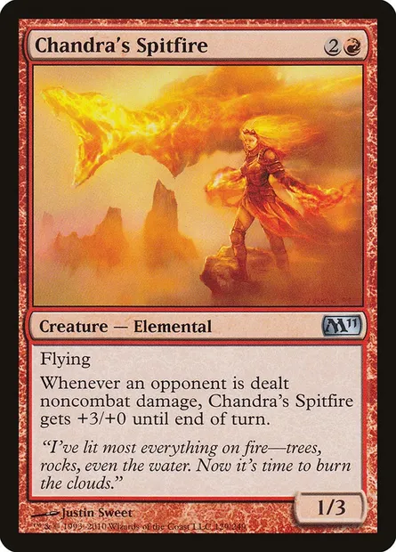 Chandra's Spitfire, Magic card M11 129 — Magic 2011 set