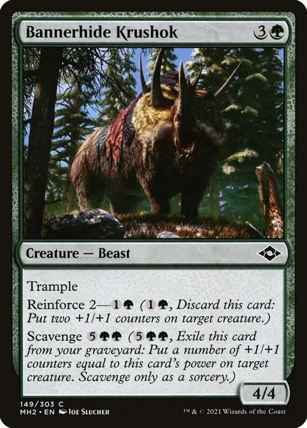 Bannerhide Krushok, Magic card MH2 149 — Modern Horizons 2 set