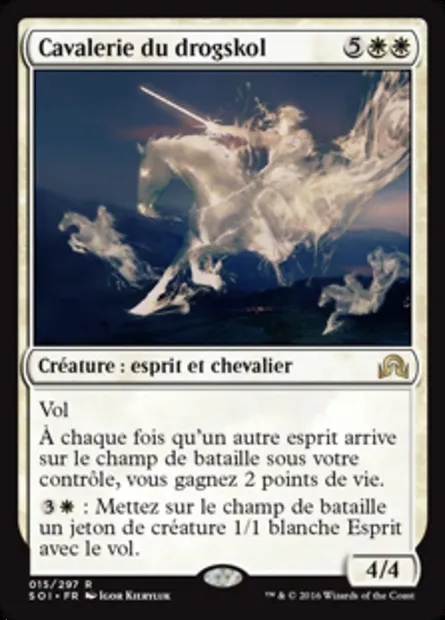 Cavalerie du drogskol, carte Magic SOI 15 — extension Ténèbres sur Innistrad