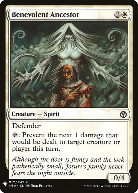 Benevolent Ancestor, Magic card PLST IMA-12 — The List set