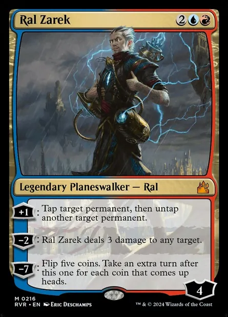 Ral Zarek, Magic card RVR 216 — Ravnica Remastered set