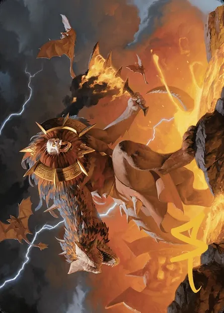 Ojer Axonil, Deepest Might // Ojer Axonil, Deepest Might, Magic card ALCI 20 — The Lost Caverns of Ixalan Art Series set