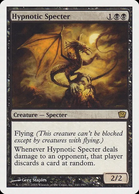 Hypnotic Specter, Magic card 9ED 141 — Ninth Edition set