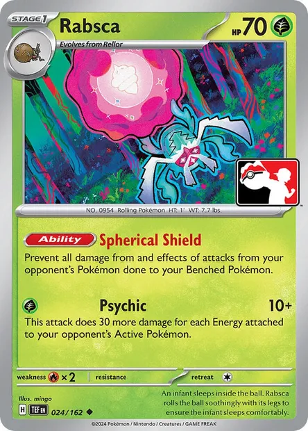 Rabsca, Pokémon card PPS 024 — Play! Pokémon Prize Pack Series set
