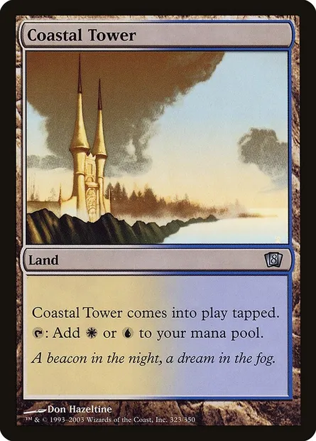 Tour côtière, carte Magic 8ED 323★ — extension Huitième Edition