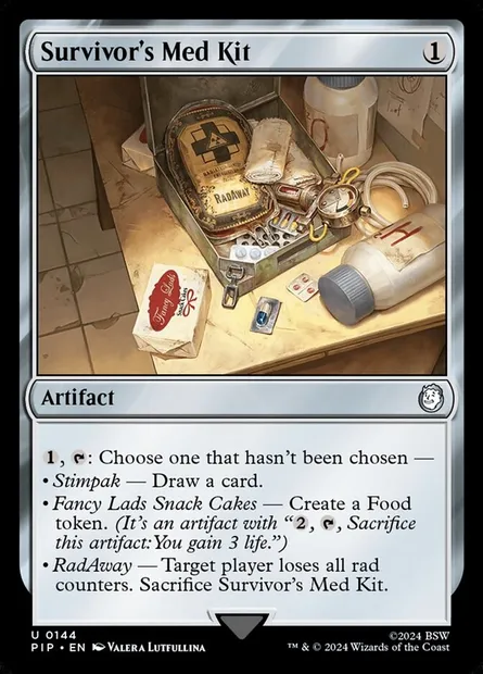 Survivor's Med Kit, Magic card PIP 144 — Fallout set
