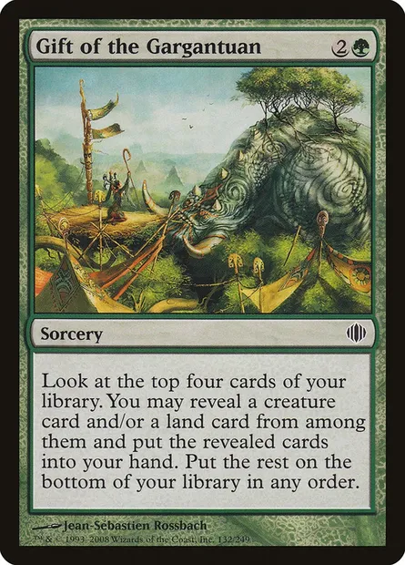 Gift of the Gargantuan, Magic card ALA 132 — Shards of Alara set